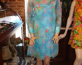 1960's Vintage Mini Dress Item #176-MD