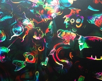 Deep Impact-Graphic Psychedelic Art