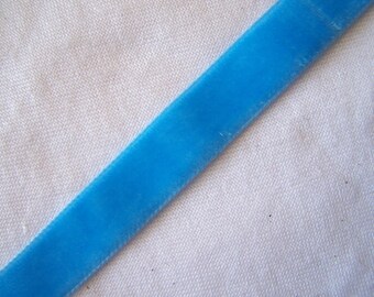 Velvet, blue faience (Ve-522) Ribbon