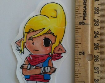 Tetra Sticker- the Legend of Zelda the Wind Waker sticker