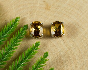 Citrine Sterling Silver Earrings