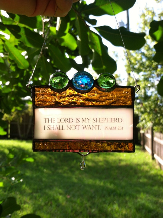 Stained Glass Suncatcher Quote