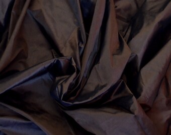 Silk Taffeta in Rich Chocolate, Fat quarter- TF 21