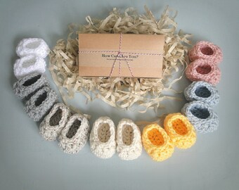 Grandparent Pregnancy Announcement, Mother's Day, BOOTIES IN A BOX®, Baby Booties, 7 Colors, Mother's Day Pregnancy Announcement