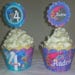 Shimmer and Shine Inspired Personalized Cupcake Toppers and Wrappers