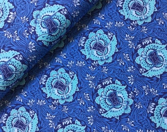 Take Flight Marine Color ~ By the Yard ~ Violette Collection by Amy Butler, Cotton Quilt Fabric