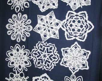 Handmade Paper Snowflakes