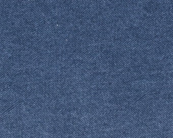 MINKY Fabric ~ Denim Light Blue Print ~ 100% Polyester ~ 60" wide ~ One Yard Cut ~ from EZ Fabrics