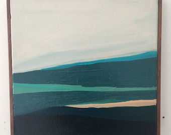 Modern Abstract Seascape Original Painting