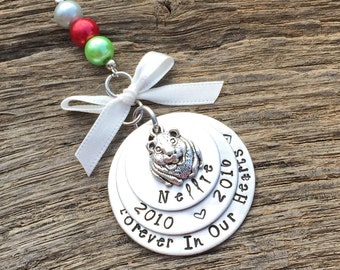 Guinea Pig Memorial Christmas Ornament | Pet Memorial Ornament | Pet Keepsake Ornament | Pet Remembrance Ornament | Pet Sympathy Gift