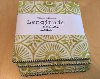 Longitude Batiks by Kate Spain for Moda- Charm Pack