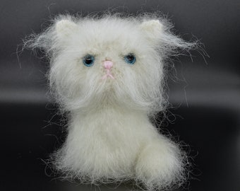 Persian Cat Crochet Pattern, Crochet Persian Cat, Crochet Cat