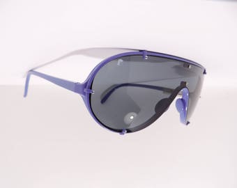 Vintage Modernist Cold War Era Purple Reusch Rare Sunglasses Made in West Germany