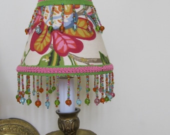 Whimsical and Colorful Chandelier Lamp Shade