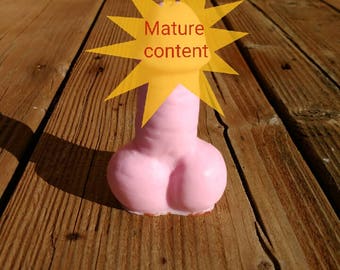 Penis shaped soap votive size, bachelor party, bachelorette party, white elephant gift, novelty gift, gag gift, dick soap
