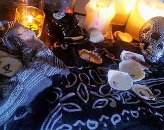 Elder Futhark Seashell Rune Casting
