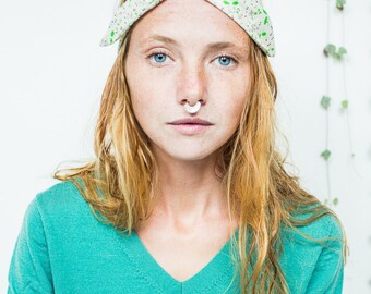 liberty wire headband, dolly bow headband, turban headband, twisted wire headband, retro headband , dolly bow, green headband