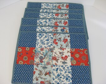 Quilted Placemats, Patchwork Placemats
