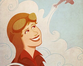 Amelia Earhart, 8x10
