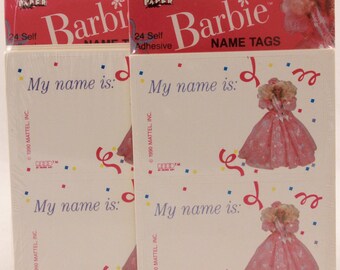 vintage barbie stickers