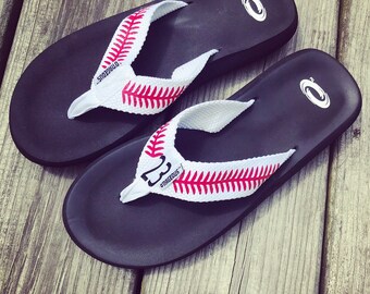 Women's Baseball Flip Flops