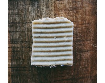 Organic White Clay & Lavandin Lather Bar Soap with Mango Butter