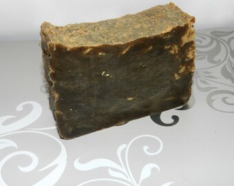 Pine Tar Soap. Lard and Lye Old Fashioned Pine Tar Tallow Soap, Scent Masking.