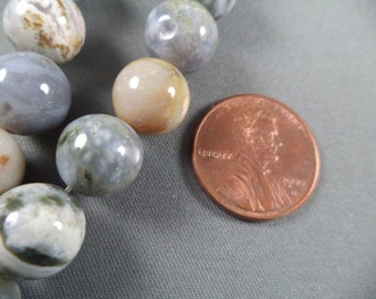 Dumortierite Beads - 10mm - 16 Inch Strand