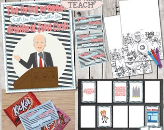 LDS May 2018 Sharing Times Week 2:"The living prophet leads the Church under the direction of Jesus Christ" Lesson Packet & Activity Ideas
