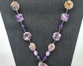 Cape amethyst pendant necklace