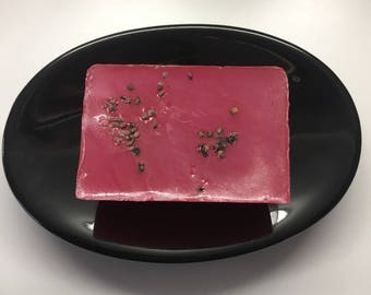 Cranberry Haven, Soap, goats milk, goats milk soap base, cranberry seeds, organic