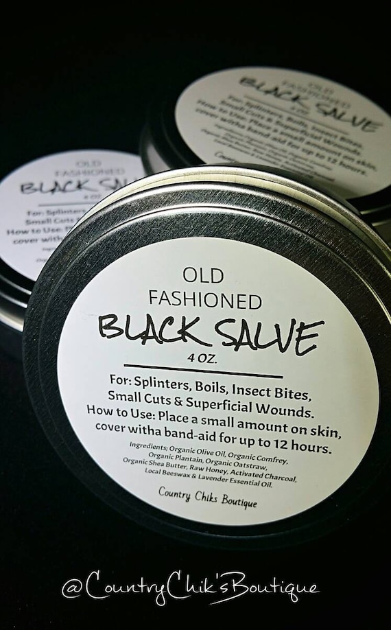 Black Salve /Drawing Salve /Skin Health / Splinters / Boils