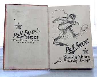 Poll Parrot Shoes Webster's Dictionary Vintage 1926 Book