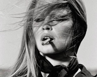 Brigitte Bardot - Classic Print Poster Rolled Wall Art Print POster Rolled - French former actress, singer and fashion model Photo