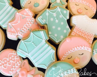 Mint To Be Baby Shower Cookies, Mint to be cookies, Mint to be invitation, Mint to be baby shower