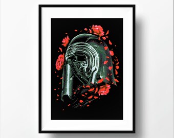 Star wars Cross Stitch Pattern/Kylo Ren/Ben Solo/Embroidery/ dark side/Gift/baby/Instant download pdf/ #g17