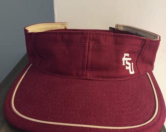 Vintage Florida State Seminoles Visor Hat