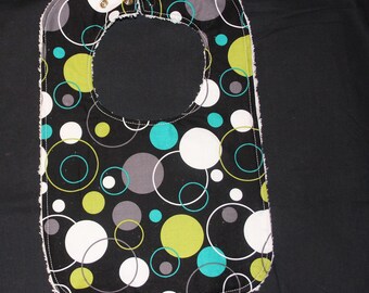 Infant Bib - Lagoon Hoopla Dot Infant Bib