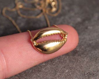 Necklaces For Women, Snail Necklace, Minimalist Necklace, Dainty Necklace, Tiny Necklace, 24kt Gold Necklace, Chain Necklace, Gift For Her