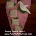 Primitive Lovey Dovey Heart E-Pattern/Instant Download