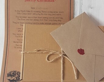 Personalised Letter from Santa, Christmas Letter, Christmas 2017, Santa Letter, Personalized letter, Custom Santa Letter, Nice List, Claus,