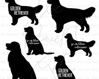 Download Retriever silhouette | Etsy