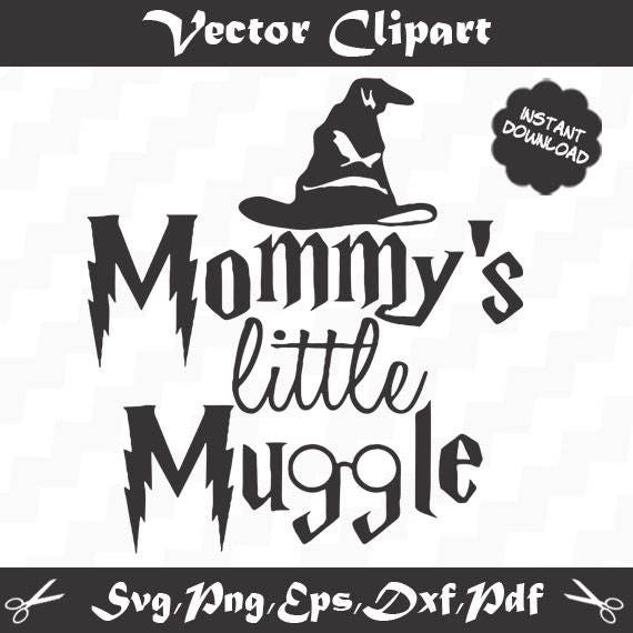 Download Mommy's little muggle Baby svg Cute svg Harry Potter