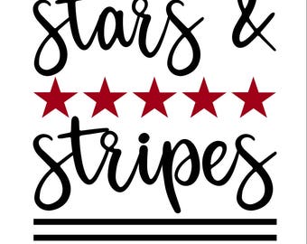 Stars and Stripes SVG/PNG/DXF