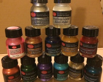 VIVA DECOR Precious Metal Effect Paint Creates Beautiful Opaque Shimmering Metallic Enamel Finish sale