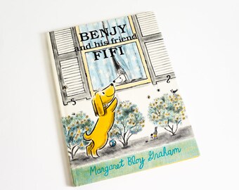 Vintage 1980s Childrens Book / Benjy and His Friend Fifi by Margaret Bloy Graham 1988 HCDj FIRST Edition VGC / Dog Show Poodle Adventure