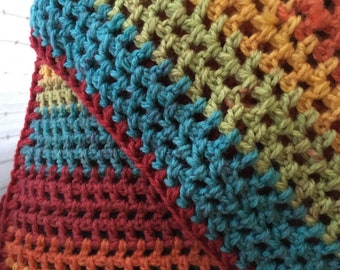 Xtra Long Rainbow Baby Blanket