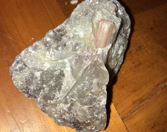 Pink Tourmaline in Matrix