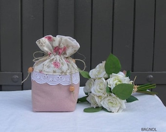 Little lavender of Provence cotton ref car bag