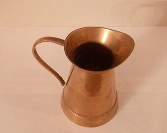Brass Pitcher - Brass Vase - Brass Watering Can - Brass Teapot - Farmhouse Decor - Mid Century Decor